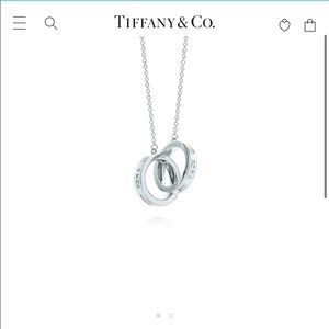 Tiffany & Co. Interlocking ring necklace